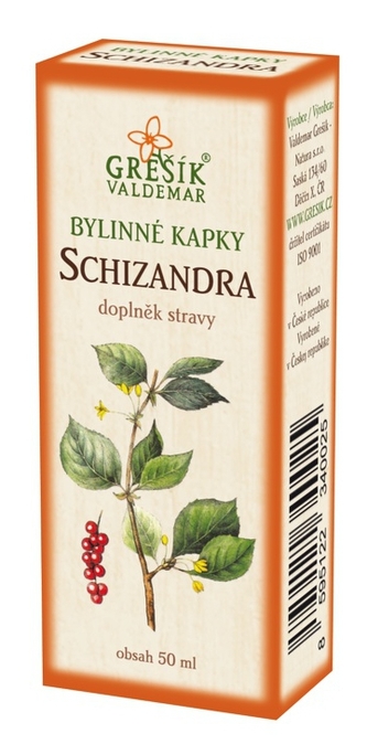 Grešík Schizandra kapky 50 ml