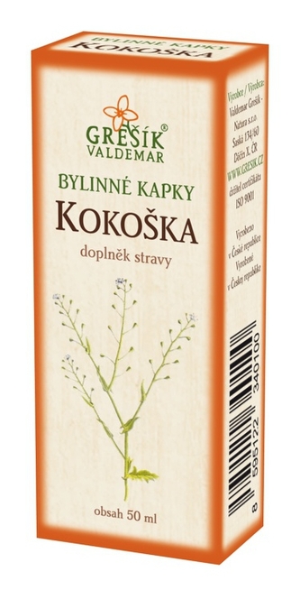 Grešík Kokoška kapky 50 ml