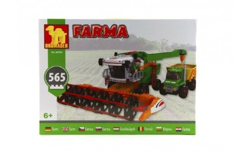 Stavebnice Dromader Farma kombajn 28703 565ks v krabici 41x30,5x6cm