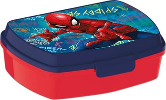 SVAČINOVÝ BOX SPIDERMAN, 17,5X14,5X6,5 CM, PLAST