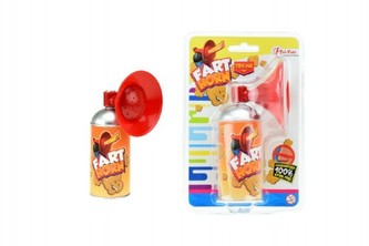 Trumpeta prdící se zvuky plast 14cm na kartě