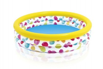 Bazén dětský s puntíky nafukovací 147x33cm 2+