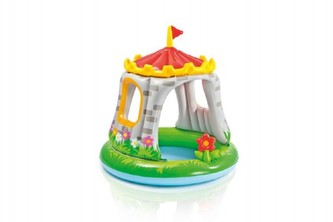 Bazén nafukovací baby hrad 122x122cm od 1-3 let
