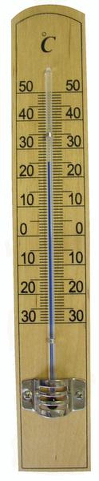 Teploměr pokojový, od - 30 °C do + 50 °C, 20 x 3,1 x 0,8 cm