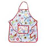 ZÁSTĚRA KUCHYŇSKÁ, BAVLNA, 60X74CM, ČERVENÉ KVĚTY