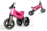Odrážedlo FUNNY WHEELS NEW SPORT 2v1 růžové výška sedadla nastavitelná 27/30cm nosnost 25kg 18m+