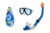 Potápěčská sada brýle+šnorchl na kartě 22x50cm 8+