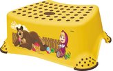 STOLIČKA DĚTSKÁ MÁŠA A MEDVĚD 40,5X28,5X14 CM, ŽLU