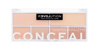 Revolution Relove Conceal Me Korektor Concealer & Contour Palette 11,2 g Fair pro ženy