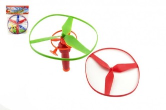 Vystřelovací vrtulky 3 ks + startér plast