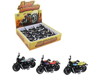 Motorka, 12 ks v boxu, 9 x 6 X 5 cm