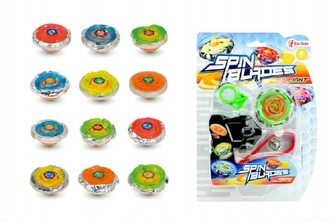 Káča Spin Blades plast mix barev; na kartě 15x21x4cm - 1 kus
