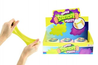 Hmota/modelína inteligentní barevná elastická 7cm v plastové krabičce