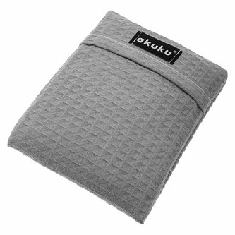 Dětský nahřívací a chladící polštářek Termofor s višňovými peckami Akuku šedá