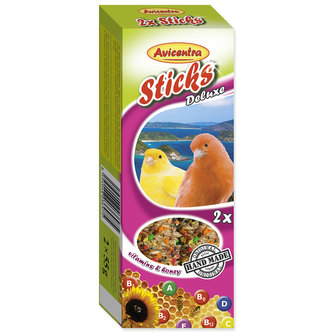 Tyčinky AVICENTRA vitamínovo-medové pro kanáry