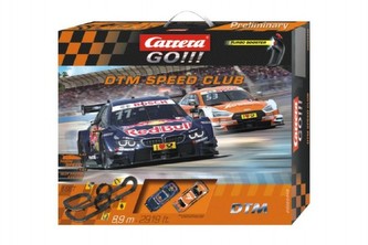 Autodráha Carrera GO!!! 62448 "DTM Speed Club" 8,9m v krabici 60x50x11cm