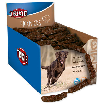 Pamlsek TRIXIE Dog Premio Picknicks klobása jehněčí 8 cm / 8 g
