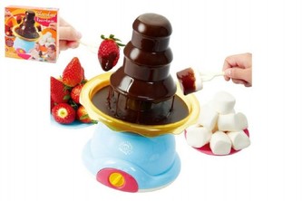 Čokoládová Fontána/ Dětské fondue plast 35cm na baterie v krabici 28x28x9cm