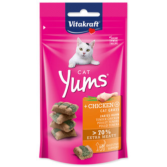 VITAKRAFT Cat Yums Huhn & Katzengras