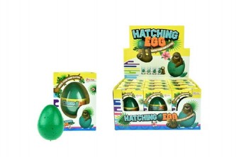 Rostoucí vejce lenochod plast 6cm v krabičce 7x10x5cm