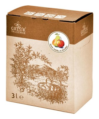Grešík Mošt Jablko & Hruška 3 l