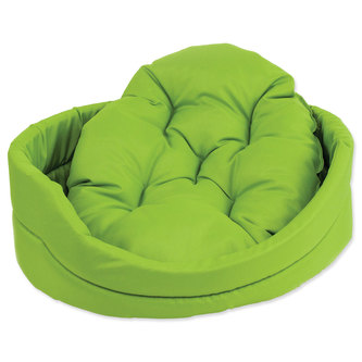 Pelíšek DOG FANTASY ovál s polštářem zelený 60 cm