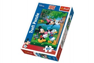 Puzzle Mickey Piknik Disney 22x33cm 60 dílků v krabici 14x21x4cm
