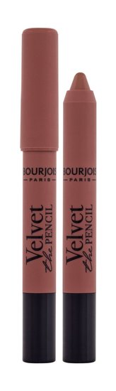 BOURJOIS Paris Velvet The Pencil Rtěnka 3 g 08 Less Is Brown pro ženy