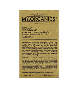 My.Organics The Organic Exfoliating Shampoo šampon proti lupům 7 ml