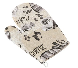 Kuchyňská chňapka - kafíčko - chňapka 28x18 cm