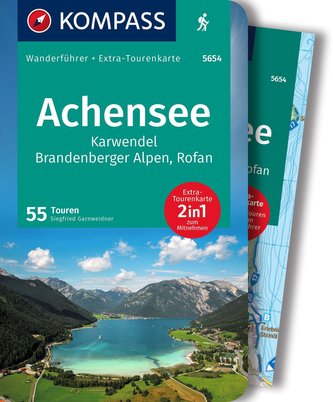 KOMPASS Wanderführer 5654 Achensee, Karwendel, Brandenberger Alpen, Rofan, 50 Touren
