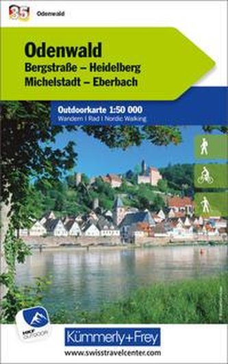 Odenwald Nr. 35 Outdoorkarte Deutschland 1:50 000