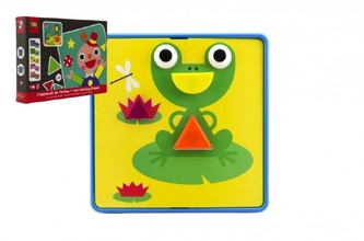 Mozaika puzzle 22 dílků 12 obrázků plast v krabici 35x27x5cm