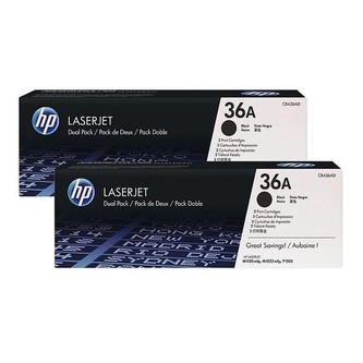 HP 36A Black 2-pack LJ Toner Cart, 2 x 2 000 str, CB436AD