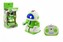Robot bojovník RC plast 8cm na vysílačku na baterie se světlem v krabičce 9x18x7cm