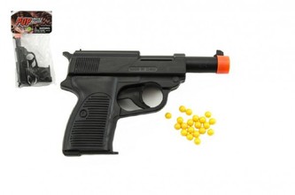 Pistole na kuličky plast 14cm v sáčku