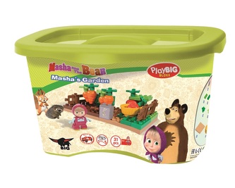 PlayBIG BLOXX Máša a medvěd Mášina zahrádka