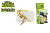 Dinosaurus 3D skládačka zkamenělina v krabičce 6x14x4cm