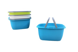 Košík nákupní 36x36x17,5 cm plast