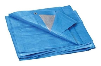 Plachta zakrývací 8x12m 70g STANDARD modrostříbrná