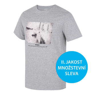 Pánské bavlněné triko Tee Rings M sv. šedá - S