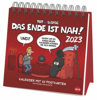 Holtschulte: Tot aber lustig Premium-Postkartenkalender 2023