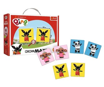 Pexeso Maxi  Králíček Bing 24 kusů společenská hra v krabici 37x29x6cm 24m+