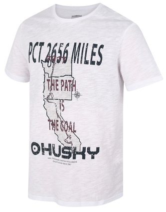Pánské bavlněné triko Tee PCT Path M bílá - XL