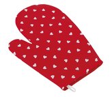 Kuchyňská chňapka - srdíčka - chňapka 28x18 cm