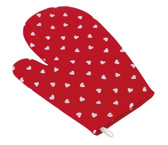 Kuchyňská chňapka - srdíčka - chňapka 28x18 cm