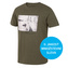 Pánské bavlněné triko Tee Rings M tm. khaki - XL