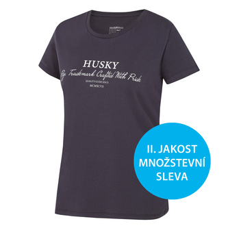 Dámské bavlněné triko Tee Pride L tm. šedá - M