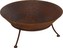 Ohniště zahradní litinové bronz 57 cm