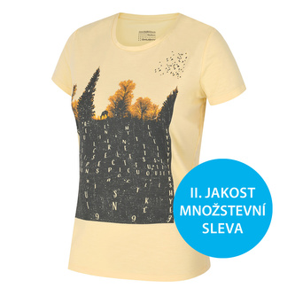 Dámské bavlněné triko Tee Forest L sv. žlutá - M